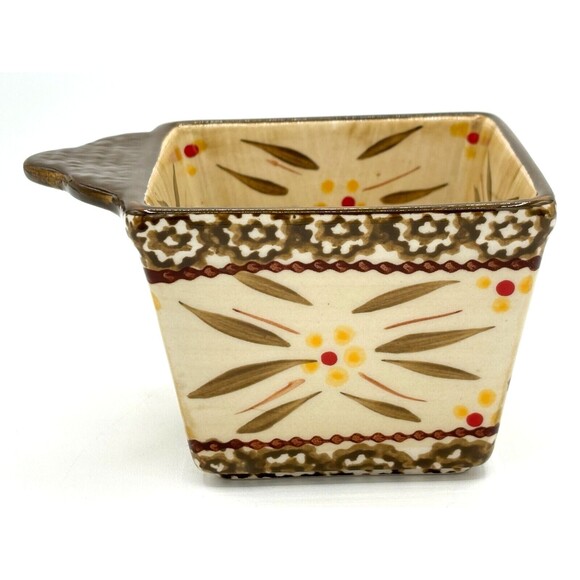 Temp-Tations by Tara Ramekins Square Serving Bowls 10oz w/Lids & Metal Carrier - Picture 9 of 16